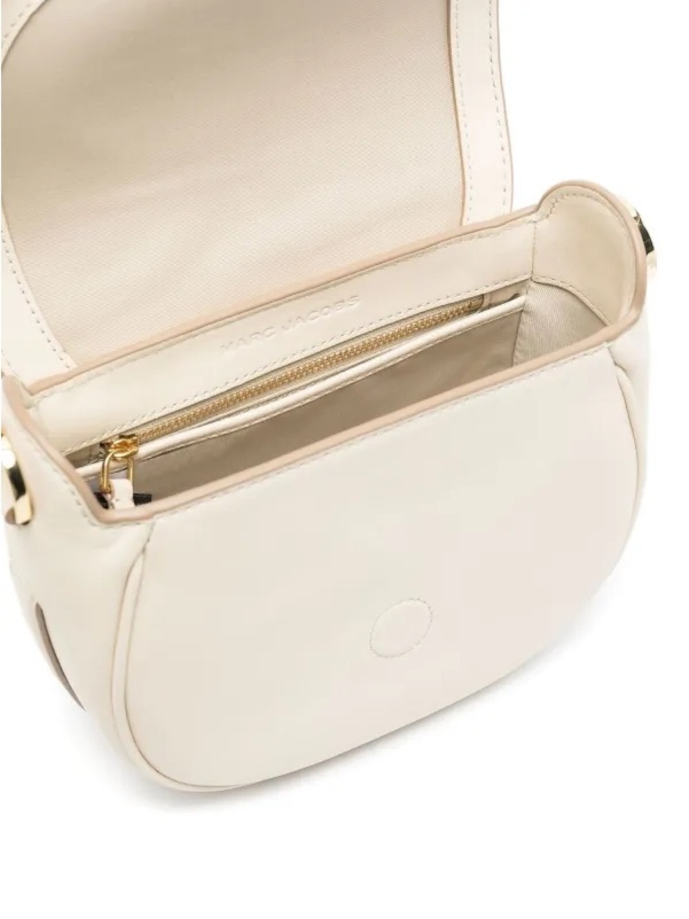New Marc Jacobs The J Marc Small Saddle Bag Cloud white - Picture 13 of 15